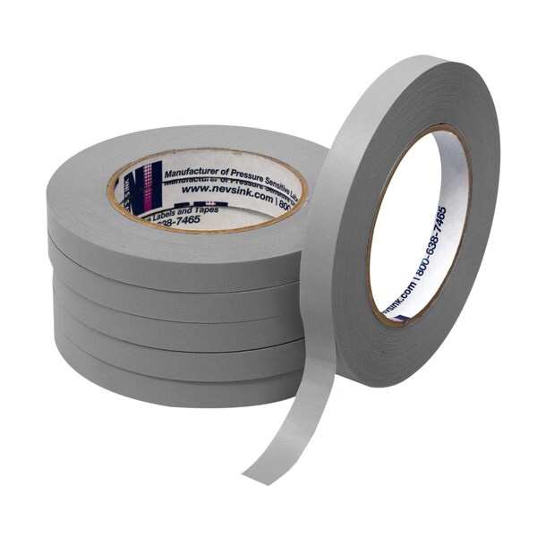 Nevs 1/2" wide x 60yd Gray Labeling Tape T-050-Gray - main